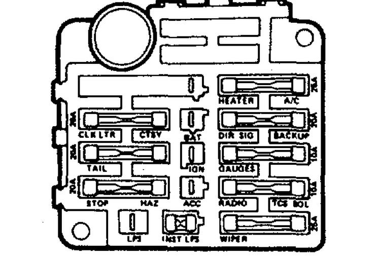 [DIAGRAM] Fuse Box Diagram For A 1987 El Camino FULL Version HD Quality