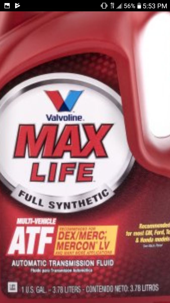 Valvoline Maxlife ATF Transmission Fluid for Honda/Acura