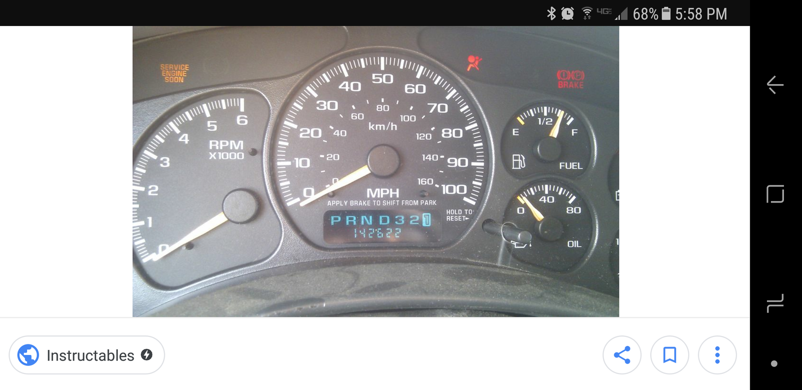 gm odometer reset