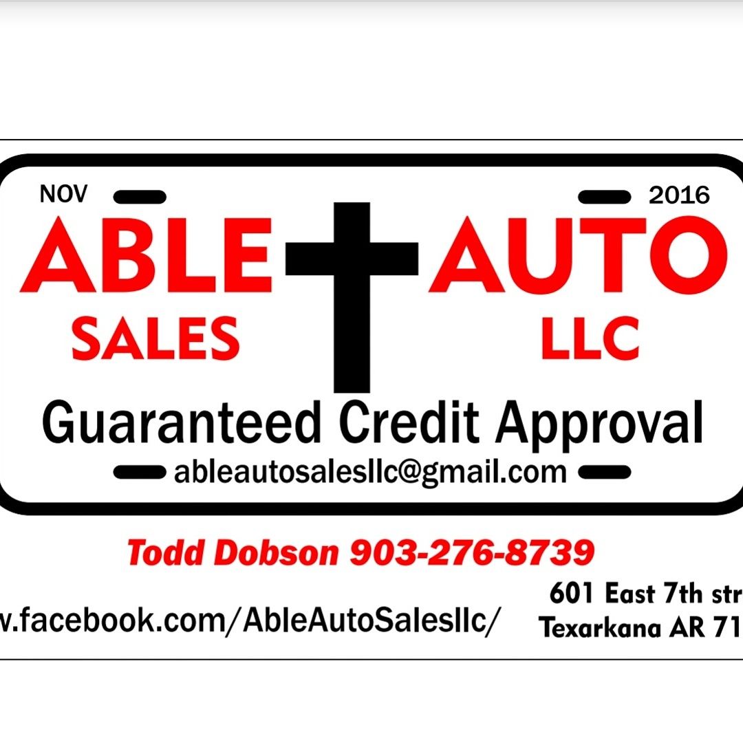Able Auto Sales Texarkana, AR Read Consumer reviews, Browse Used and
