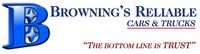 Browning's Reliable Cars & Trucks logo