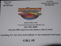 Ohio Corvettes and Muscle Cars / Northwest Auto Sales logo