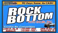 Rock Bottom Auto Sales logo