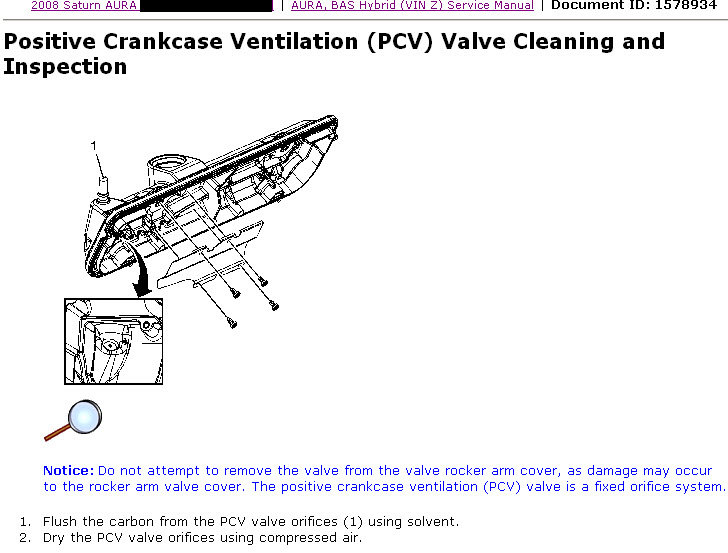 saturn valve cover