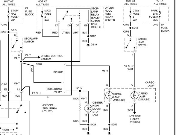 99 Yukon Brake Controller Wiring Diagram