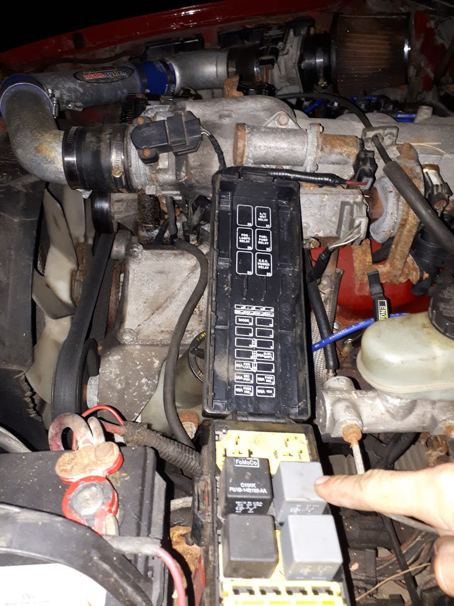 Ford Ranger Questions Where Is The Fuel Pump Relay Cargurus