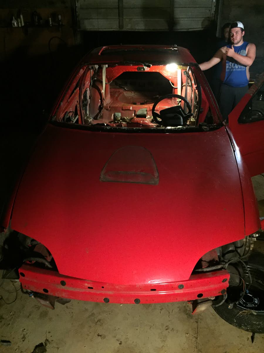 I have a 1999 Chevy Cavalier z 2.4 (derby car) it ran then I dropped the tank and put in a boat tank ... but now it will fire but won't run ...
