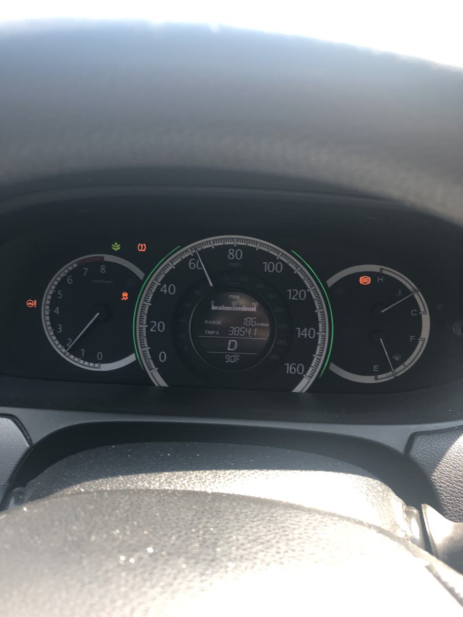 Honda accord dashboard lights flickering