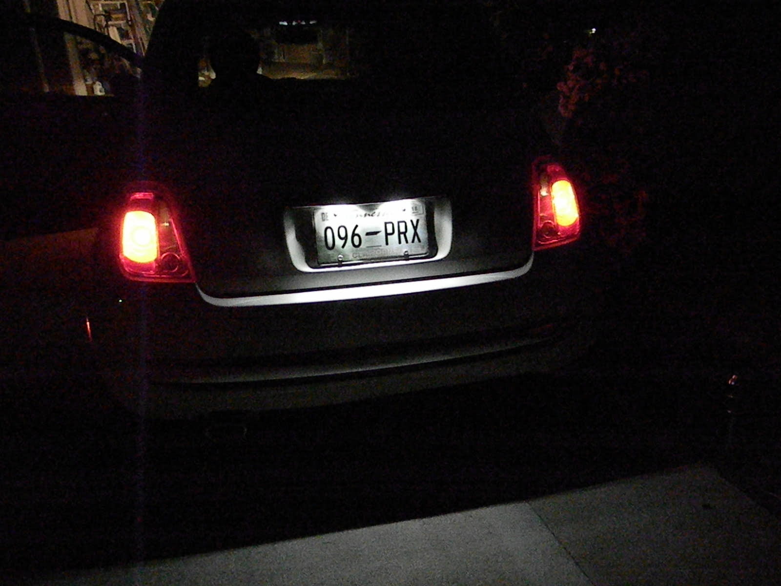 car number plate bulbs
