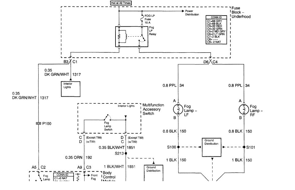 Chevrolet Avalanche Questions - Fog lights hooked to the wrong switch