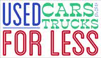 Used Cars and Trucks for Less logo