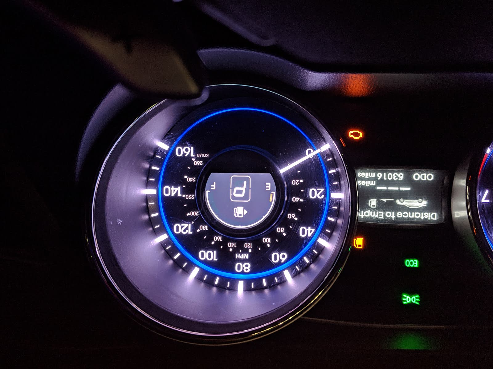 Hyundai Sonata - Gas gauge, low fuel light, and check engine light. - CarGurus