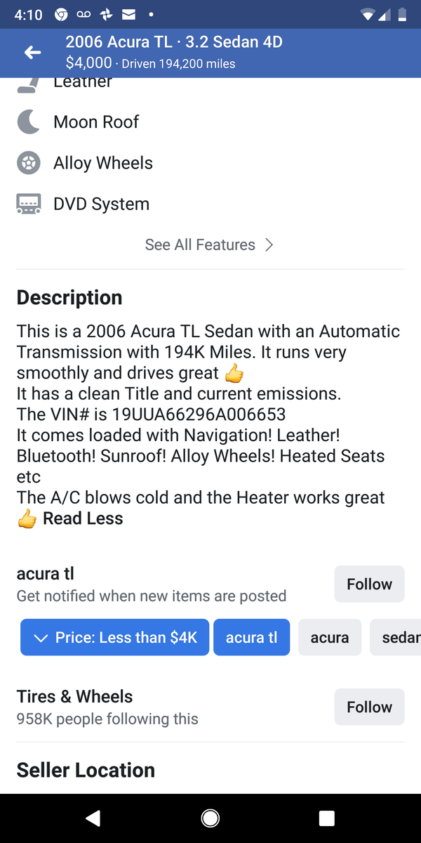Acura Tl Questions 2006 Acura Tl Cargurus