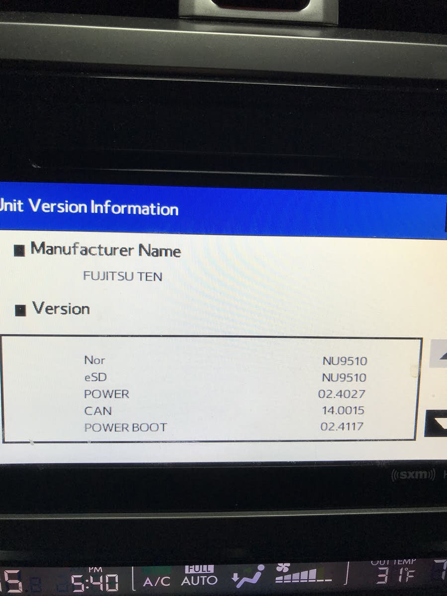 Subaru Forester Questions Sxm Radio Categories Are Not Showing Under List Cargurus