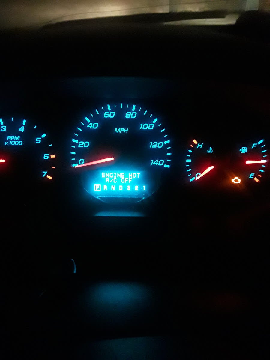 2008 chevy impala dashboard