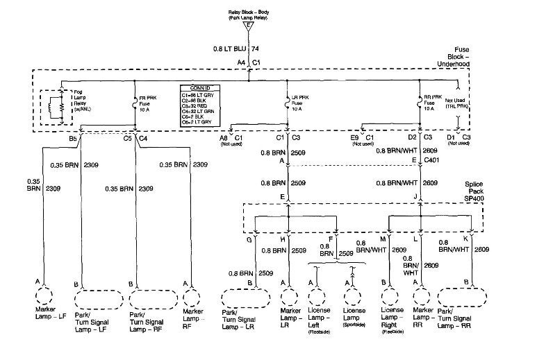 Chevrolet S 10 Questions Tail Lights, 1991 S10 Wiring Harness Diagram
