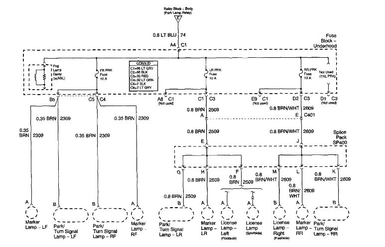 brake light wiring diagram chevy s10