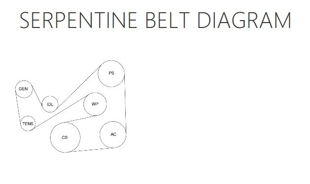 ve serpentine belt