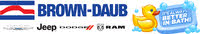 Brown Daub Dodge Chrysler Jeep RAM - Bath logo