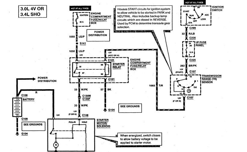 Ford Taurus Questions Not Crank No, 2002 Ford Taurus Starter Wiring Diagram