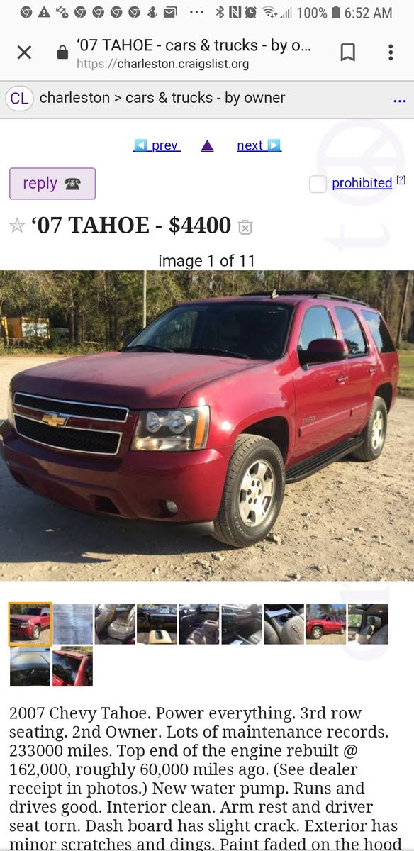 Chevrolet Tahoe Questions Tracie I Need Help Cargurus
