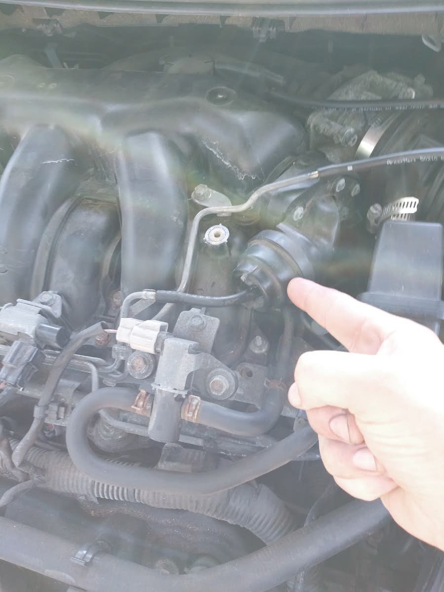 Nissan Maxima Questions - What is that valve on the side of my intake