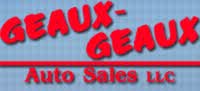 Geaux-Geaux Auto Sales logo