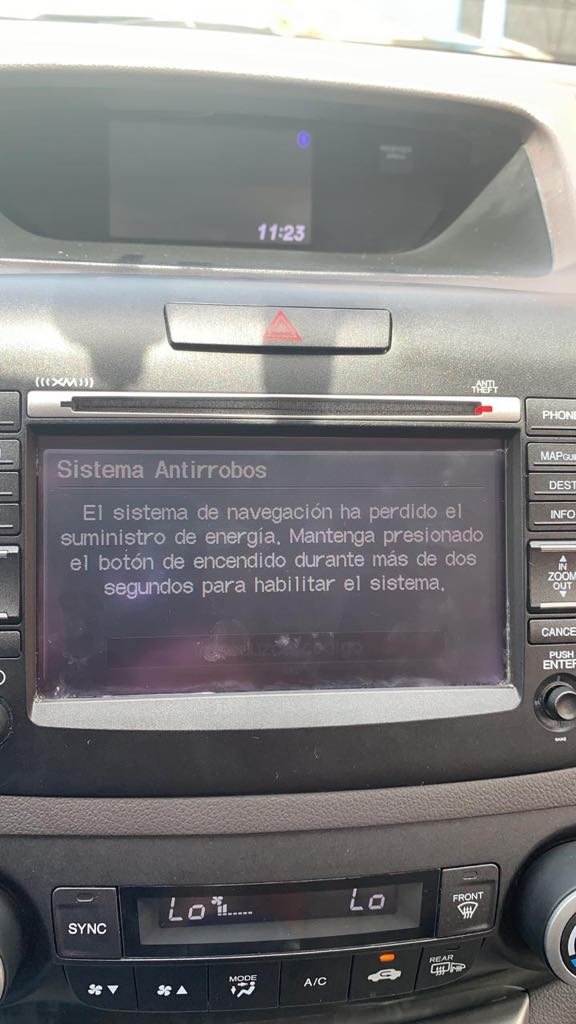 ANSWERED: What must be done to ENTER CODE after battery is changed? (Honda  CR-V) 