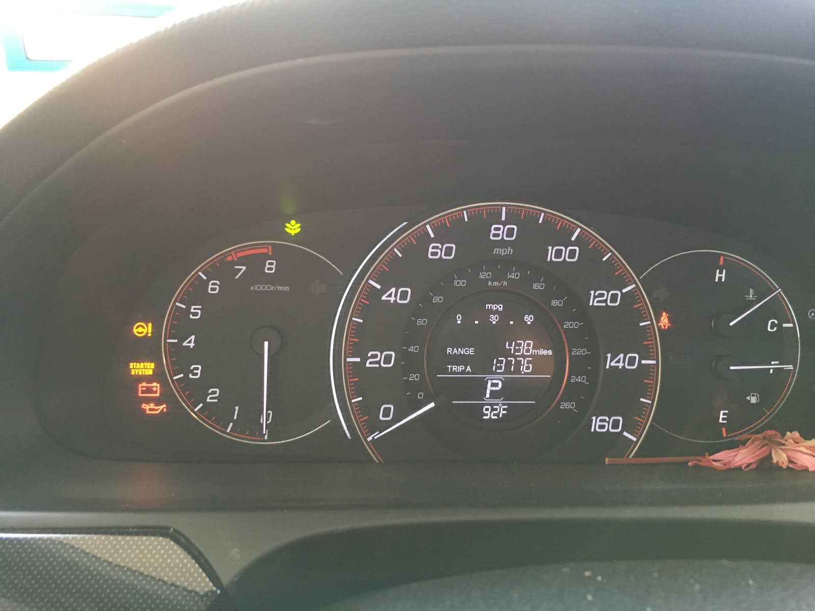 ANSWERED: 2013 Honda Accord: when I try to start it, all the dash lights  flash a... (Honda Accord) 