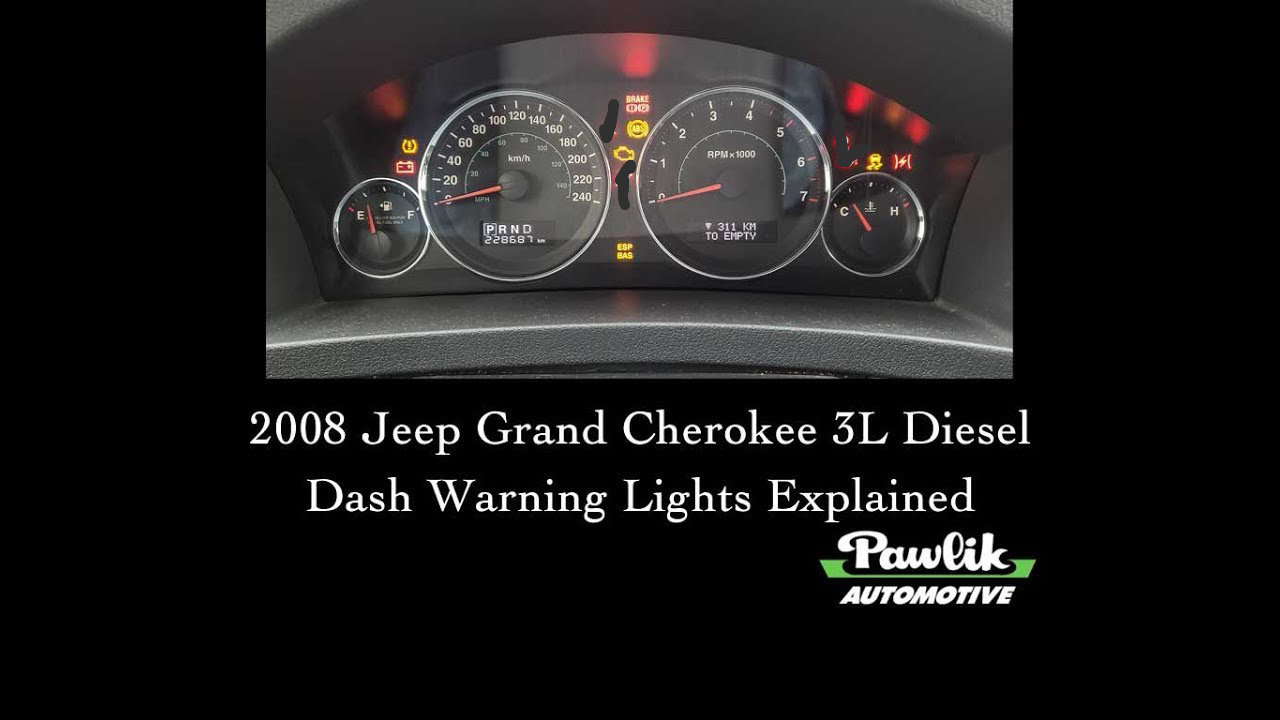 2000 Jeep Grand Cherokee Key Light On Dash