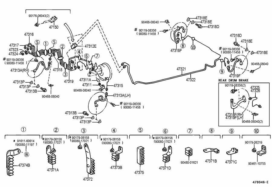 Toyota Avalon Questions - Does anyone know the brake line diagram for