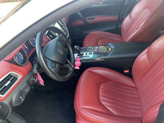 maserati ghibli red interior