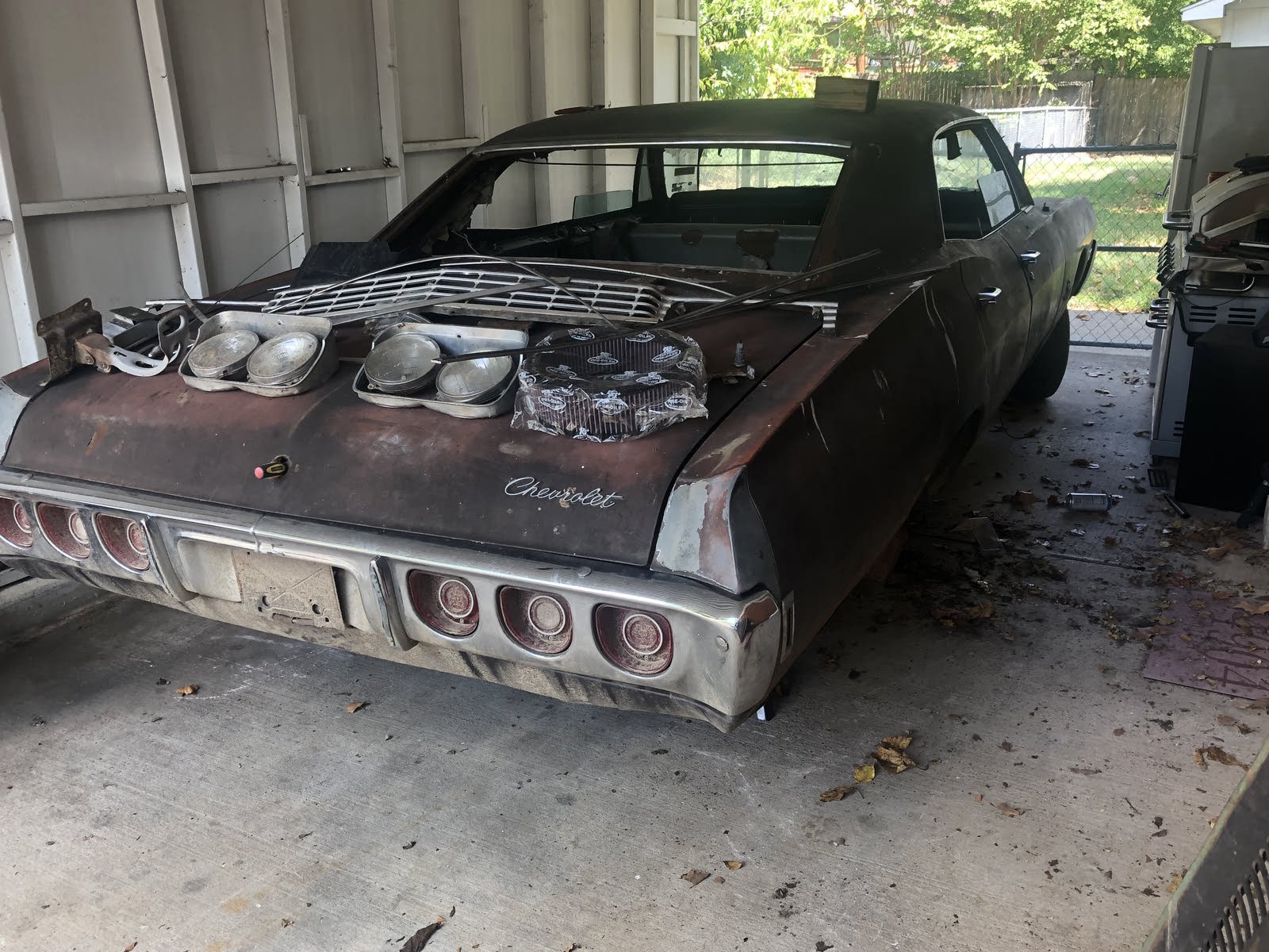 Chevrolet Impala Questions 1968 Impala Restoration Project Cargurus