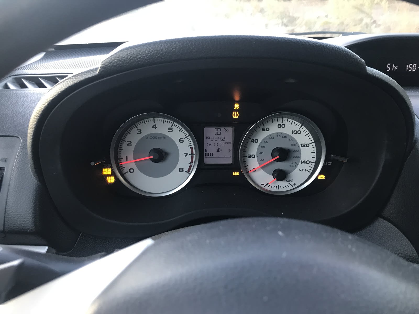 Subaru Outback Questions AT Temp light, ABS, Traction