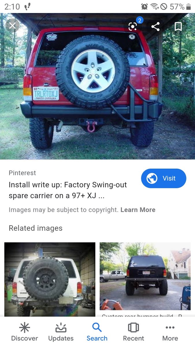 Jeep Cherokee Questions Tire Carrier Cargurus