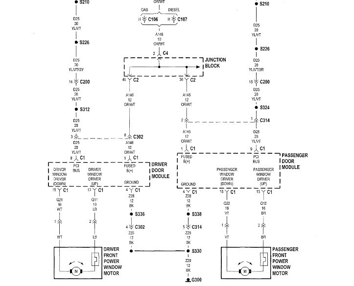 2004 jeep grand cherokee drivers door wiring diagram