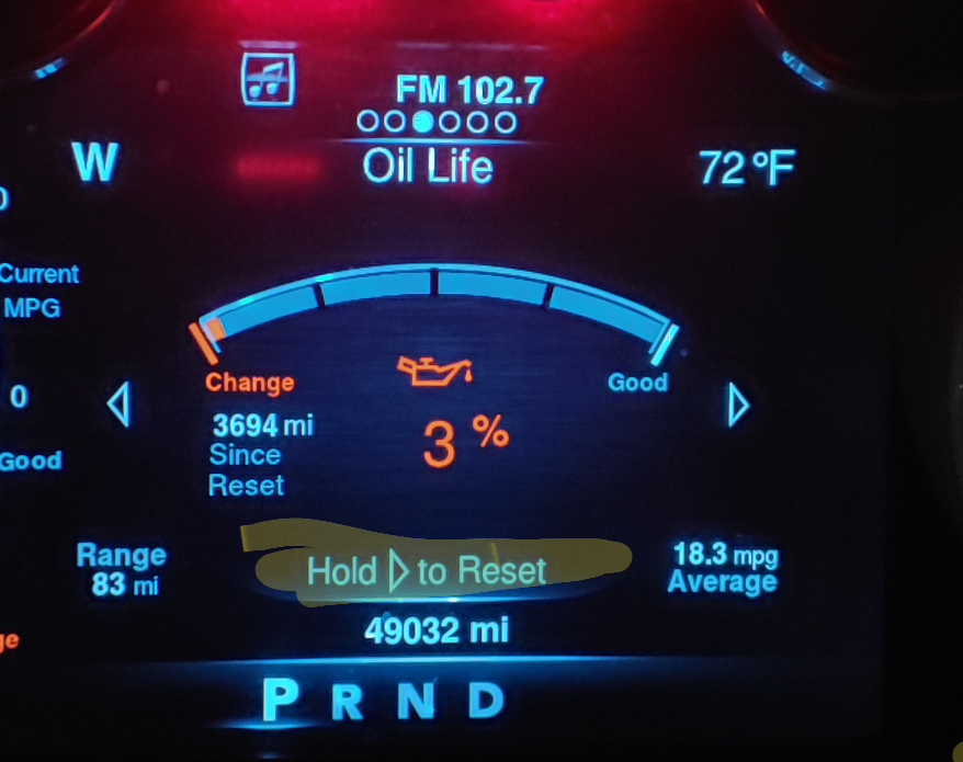 RAM 1500 Questions - How do I reset the oil service reminder after an oil  change, on my 201... - CarGurus