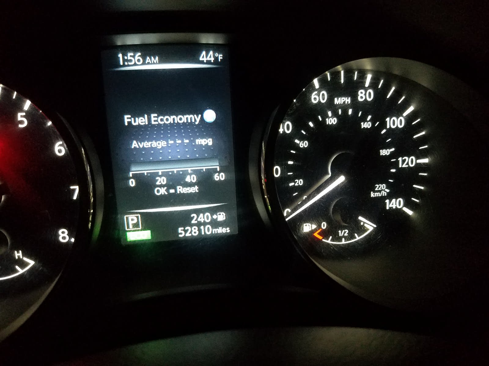 nissan rogue mileage display modestovermeer