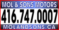 Mol and Sons Motors logo