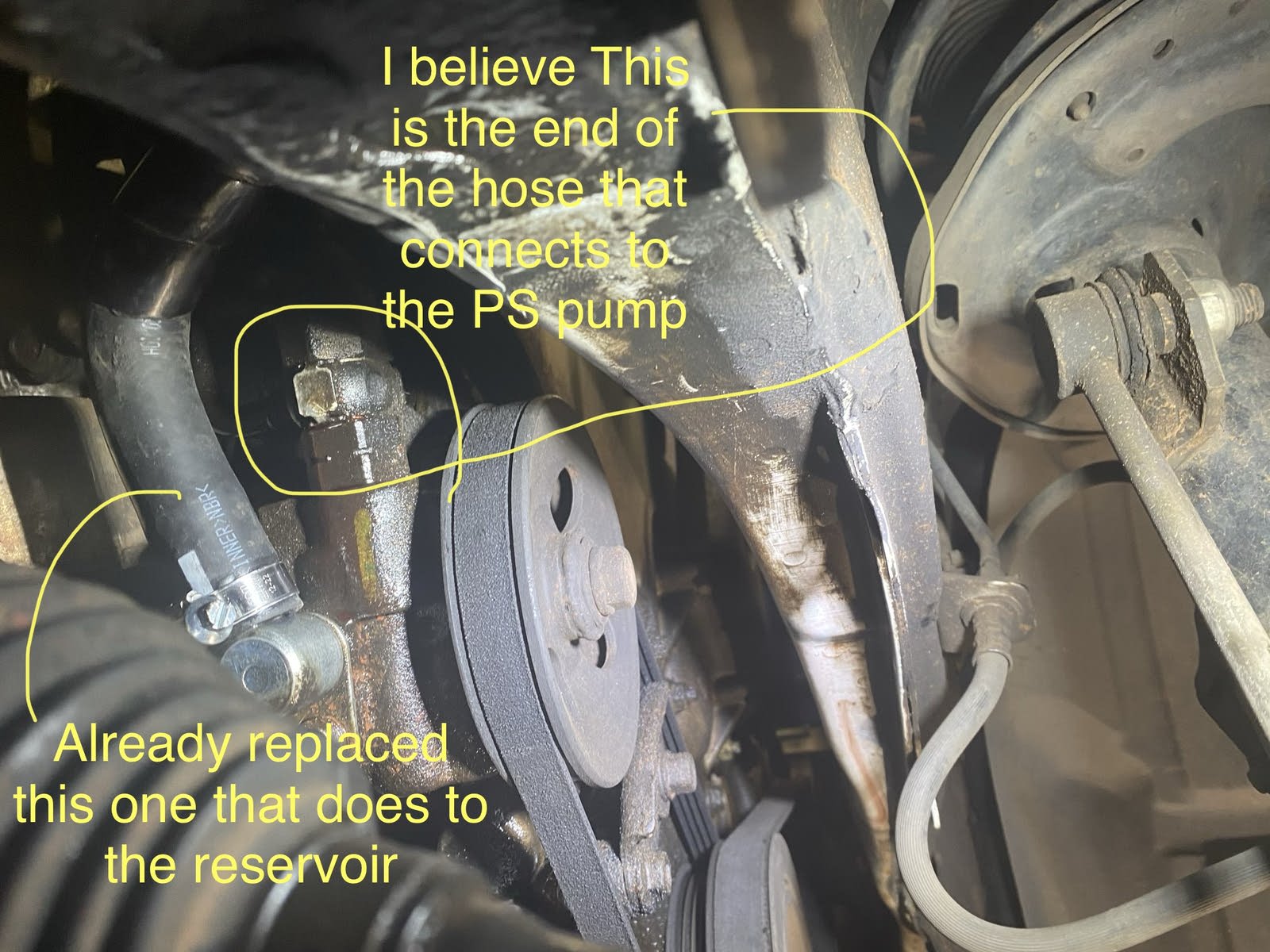 Lexus Es 330 Questions Power Steering Hose Leak Location Cargurus