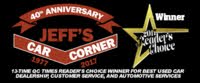 Jeff's Car Corner logo