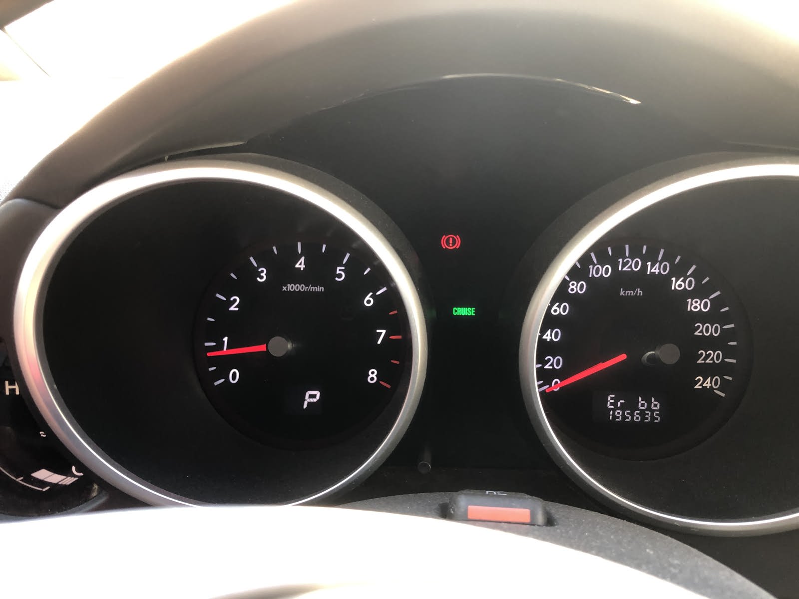 Subaru B9 Tribeca Questions - Er bb code is on odometer. Check engine