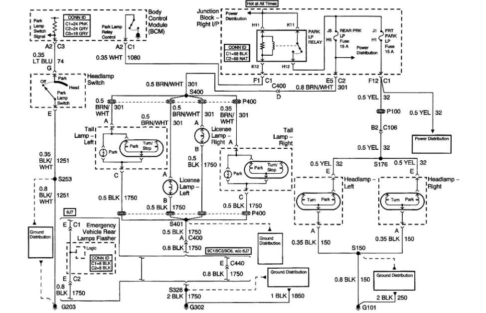03 Chevy Impala Front And Rear Parking, 03 Impala Wiring Diagram
