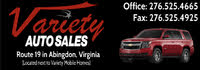 Variety Car Sales logo