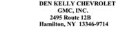 Den Kelly Chevrolet GMC,Inc. logo