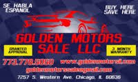 Golden Motors Sale logo