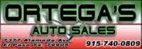 Ortega's Auto Sales logo